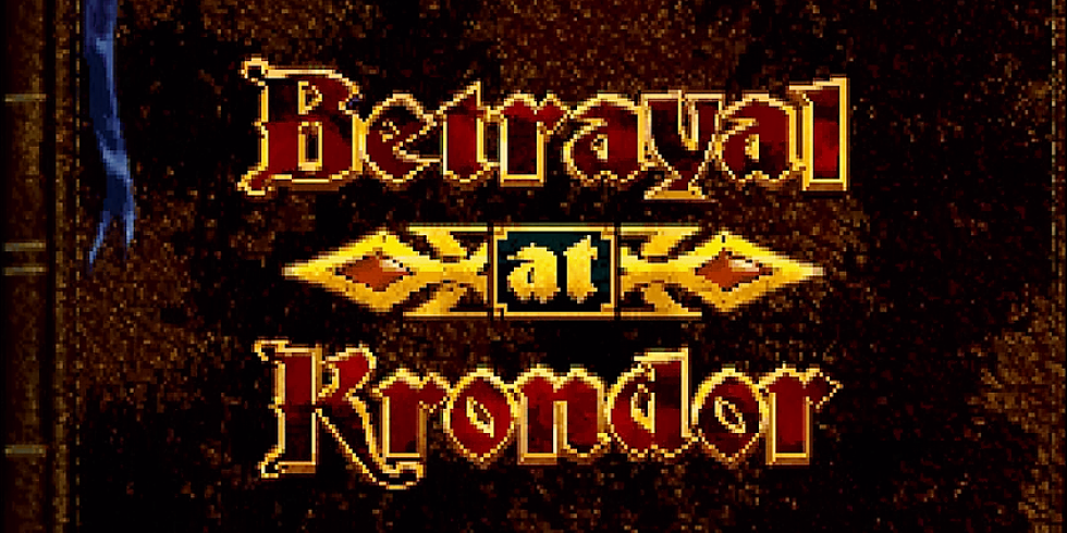 Betrayal at Krondor kirjankansi