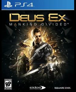 Deus Ex: Mankind Divided (PS4-kansi)