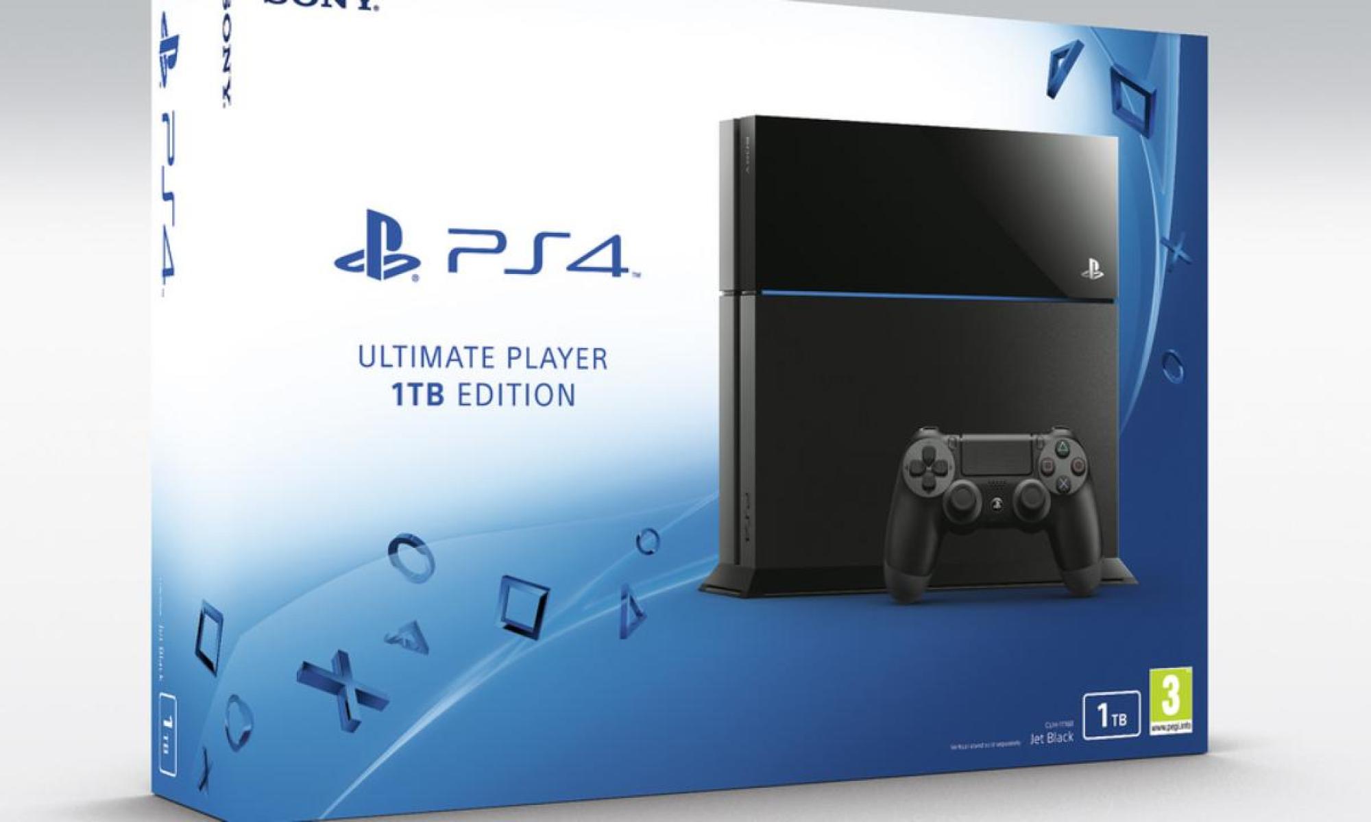 PS4 1TB:n kovalevyllä