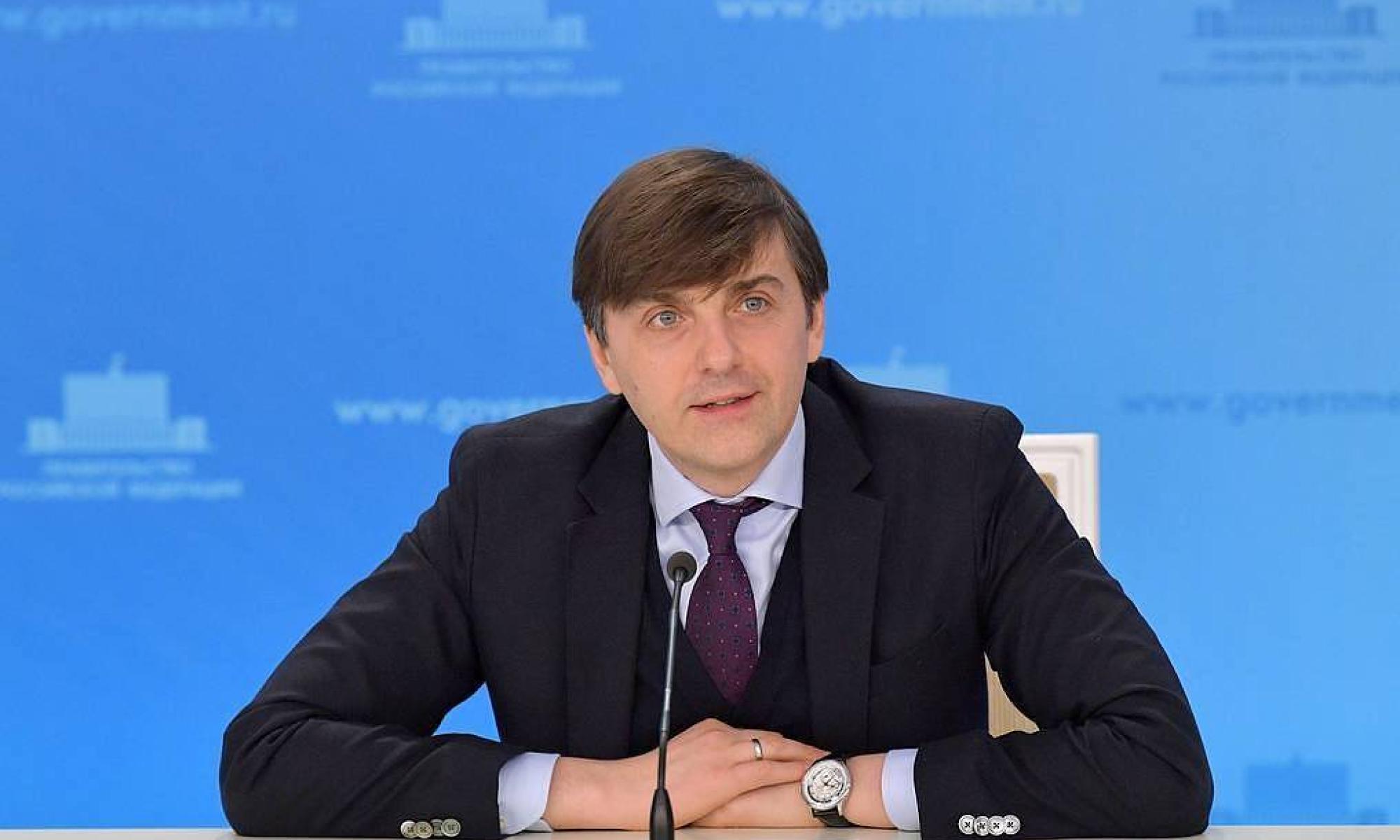 Venäjän opetusministeri Sergei Kravtsov 