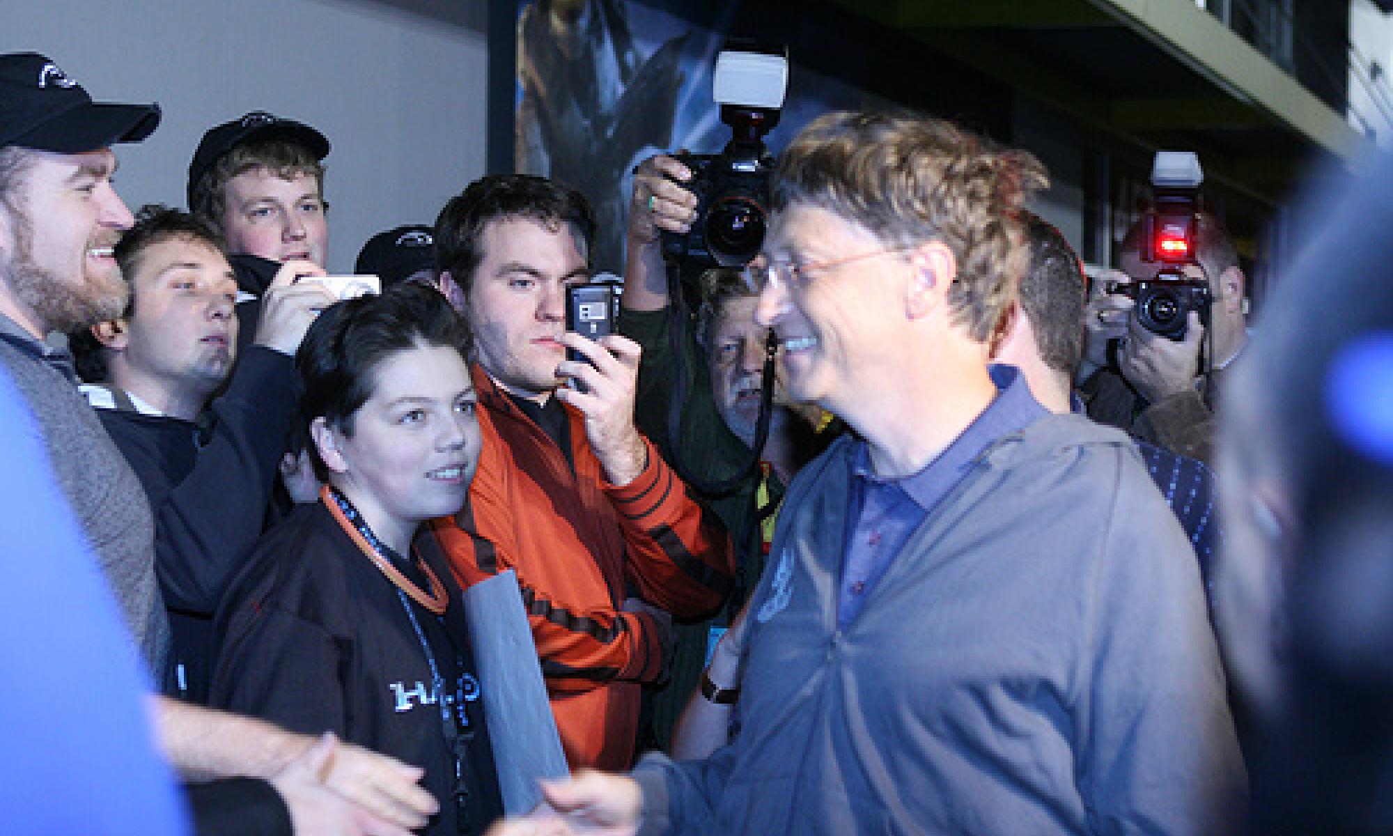 Bill Gates Halo-bileissä