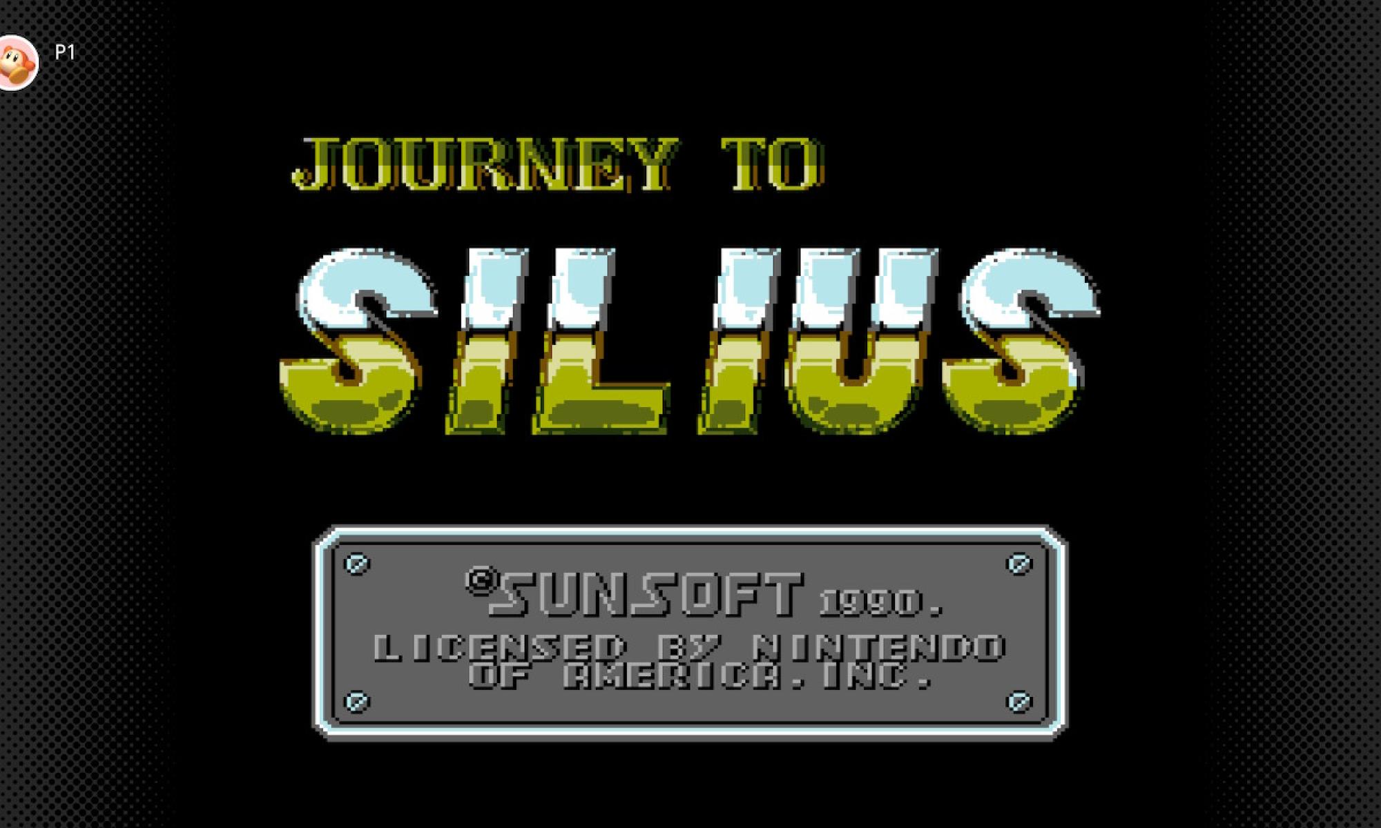 Journey to Silius: Title Screen