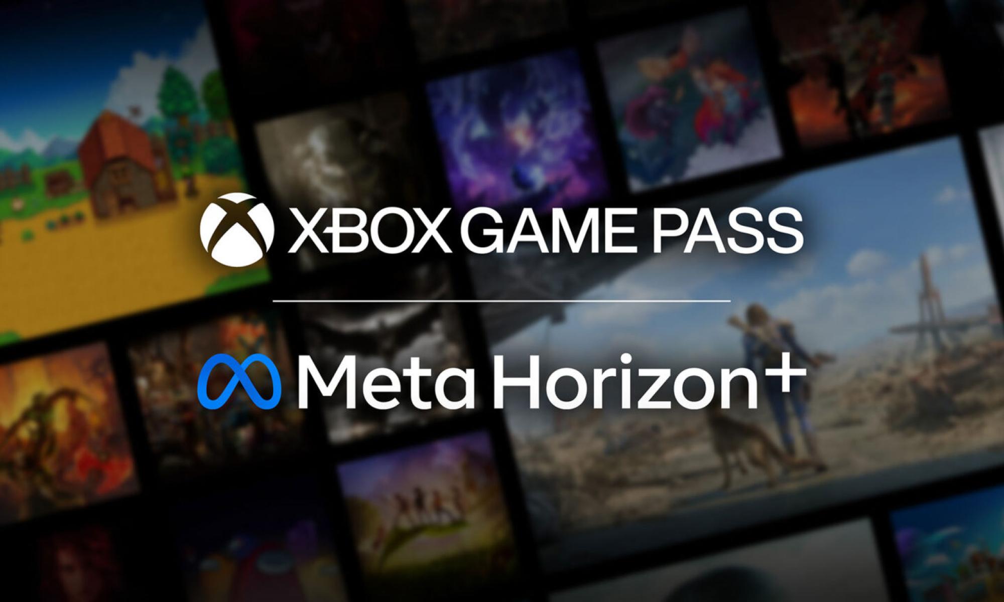 xbox game pass, meta horizon, tilaus, peliuutinen, pelit
