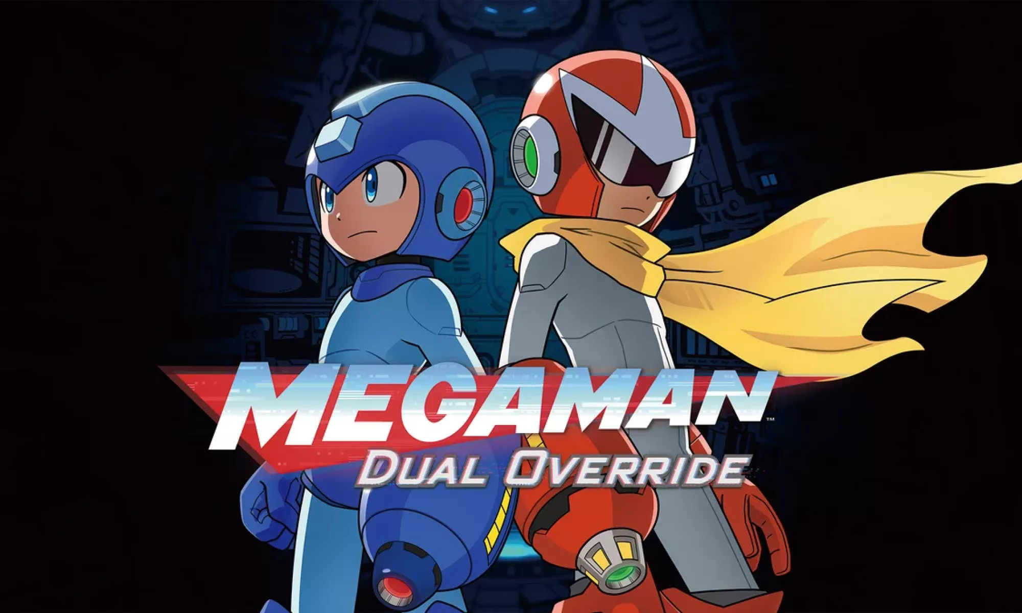 Mega Man Dual Override pelin kansikuva