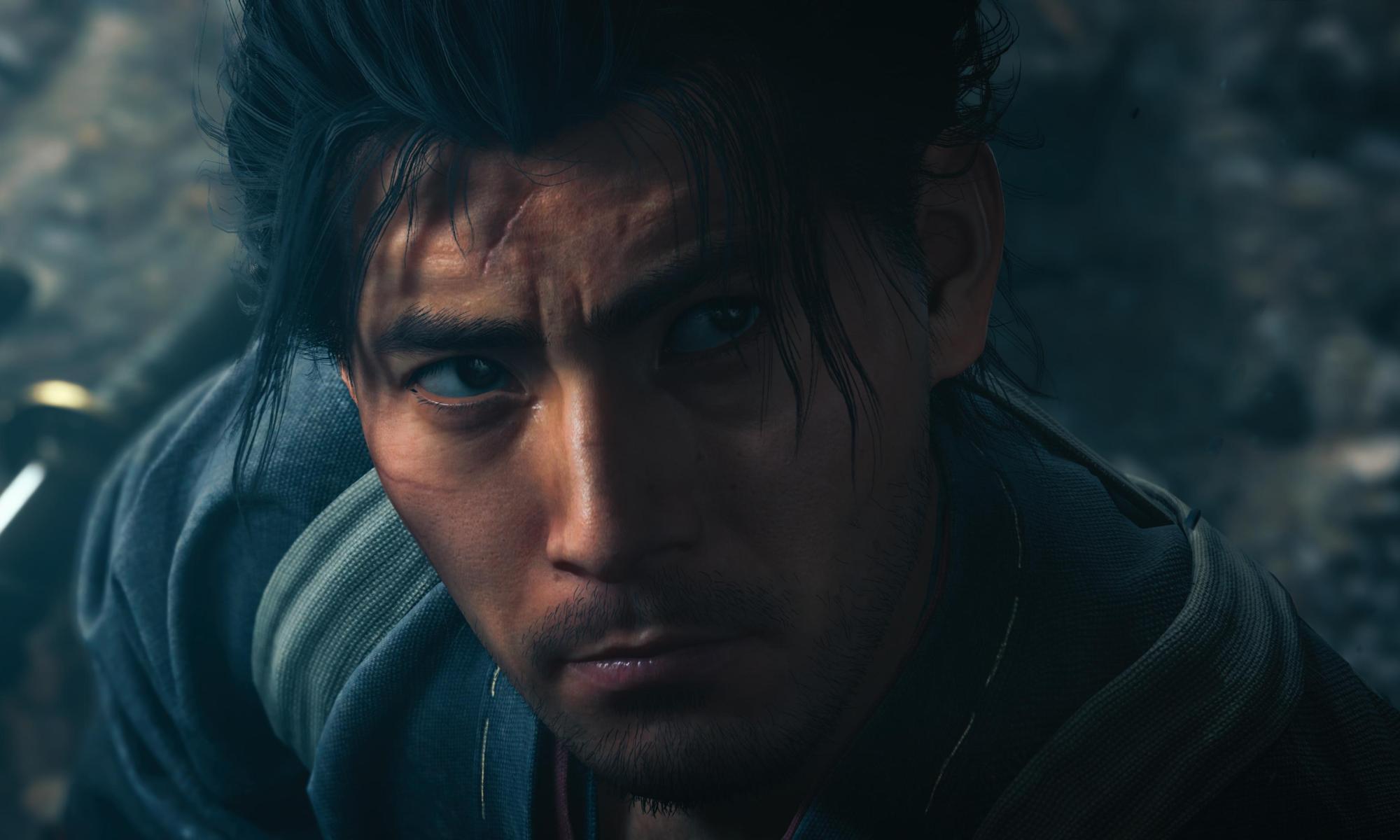 Onimusha: Way of the Sword: Musashi tuumailee lähikuvassa