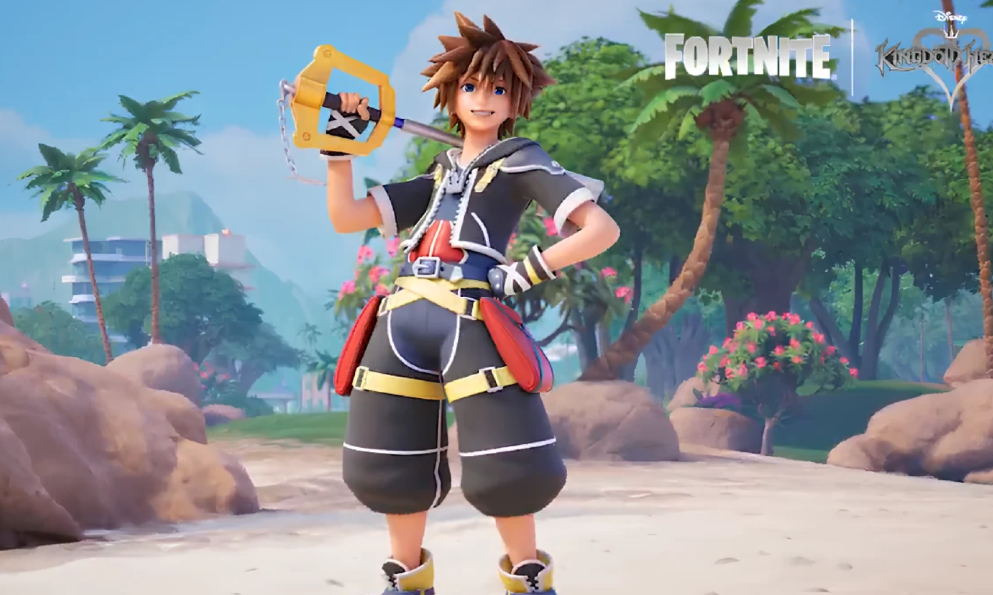 kingdom hearts, fortnite, sora, peli, disney, epic games, yhteistyö, peliuutinen
