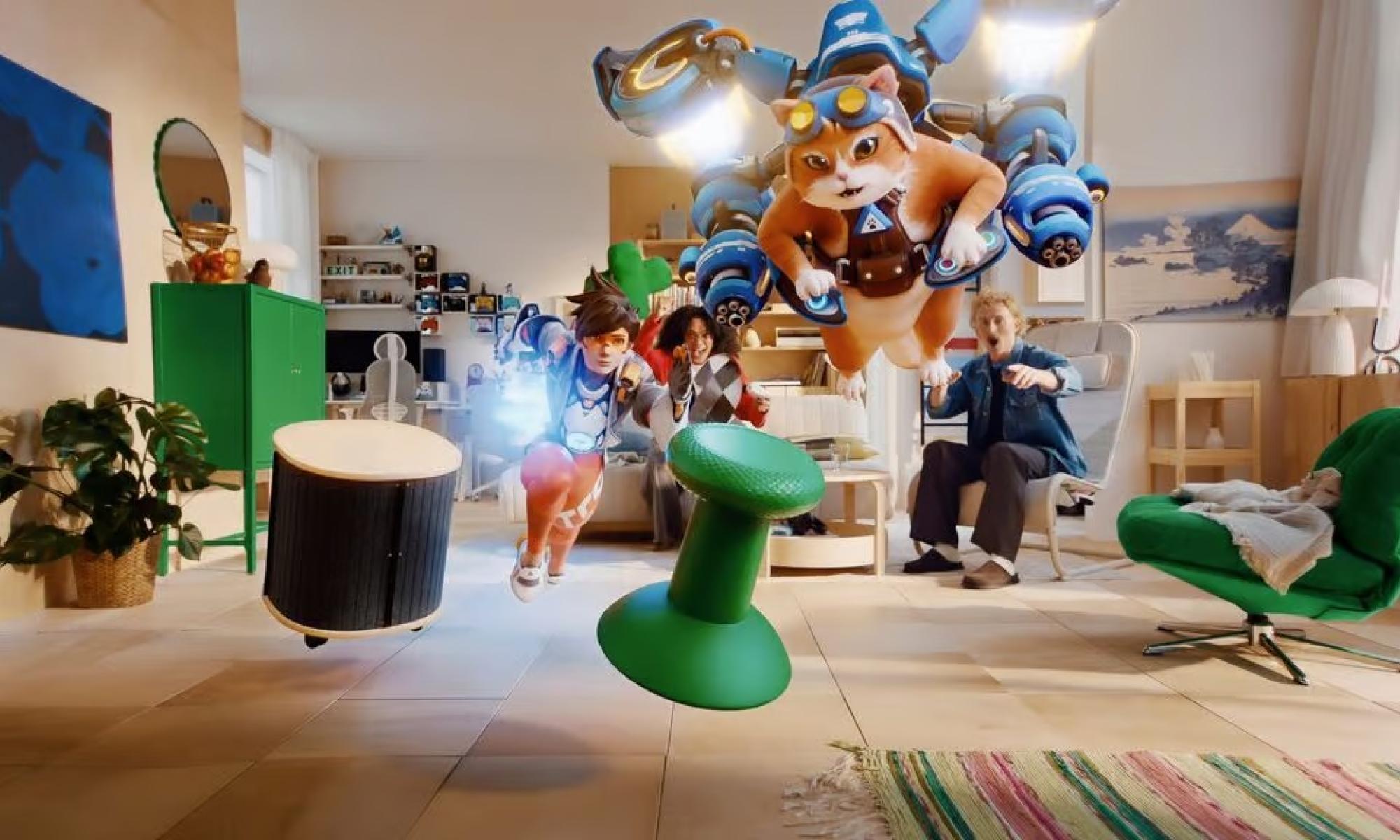 Ikean mainoskuva Xbox-tuotteista