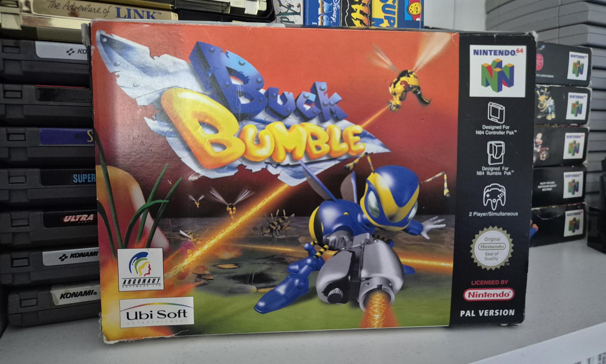 Buck Bumble Nintendo 64 box