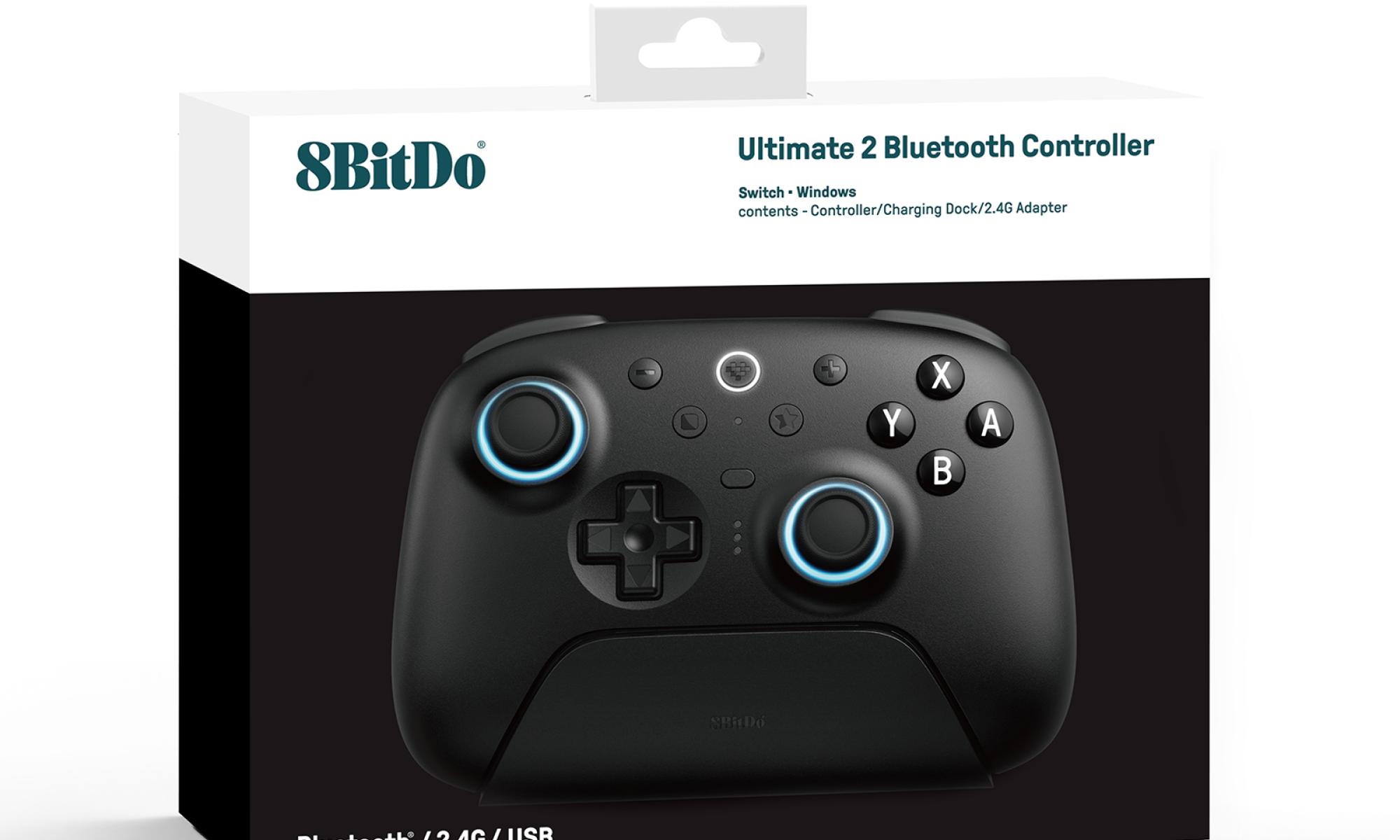 8BitDo Ultimate 2 Bluetooth Controller – paketti