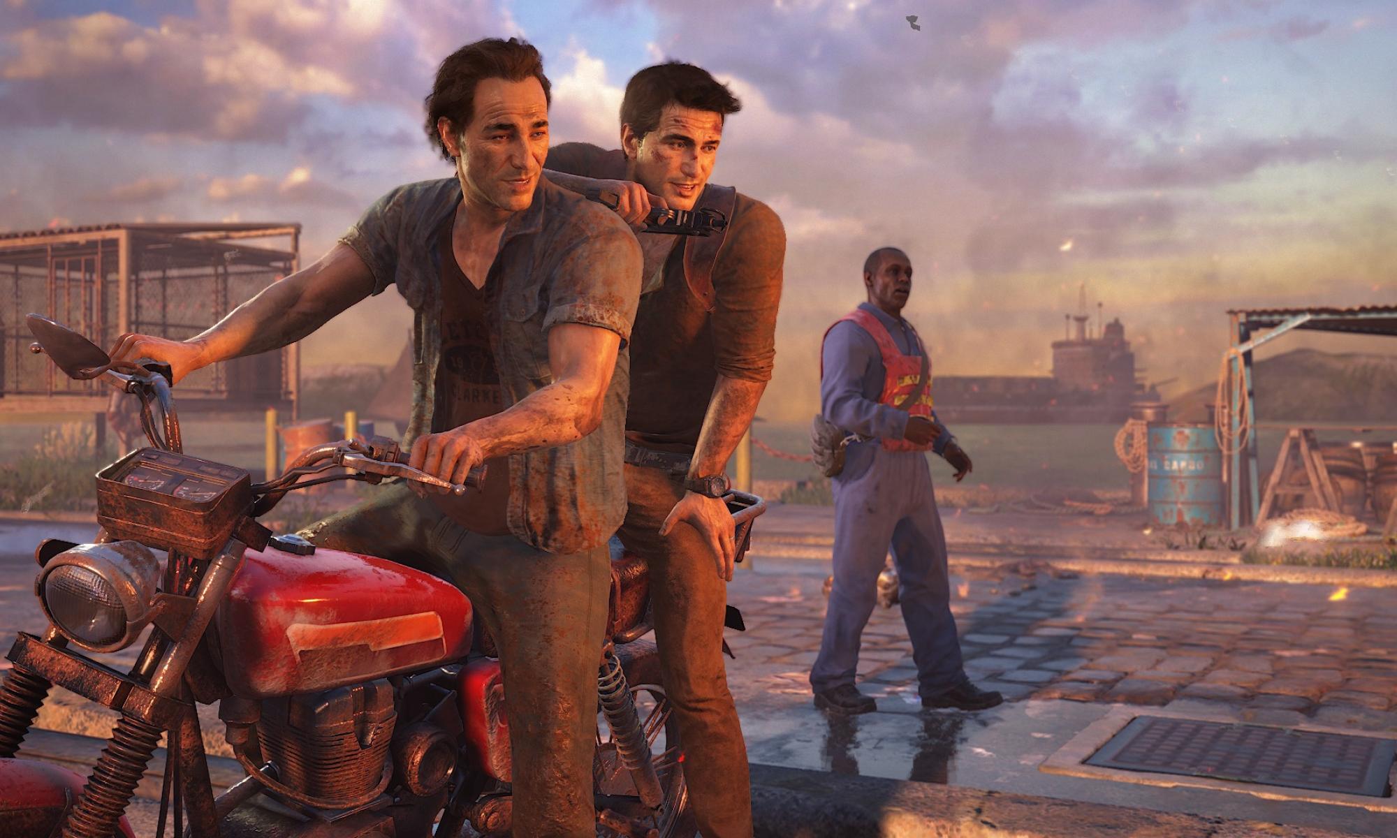 Nathan Drake veljensä Samin kanssa (Unhcarted 4)