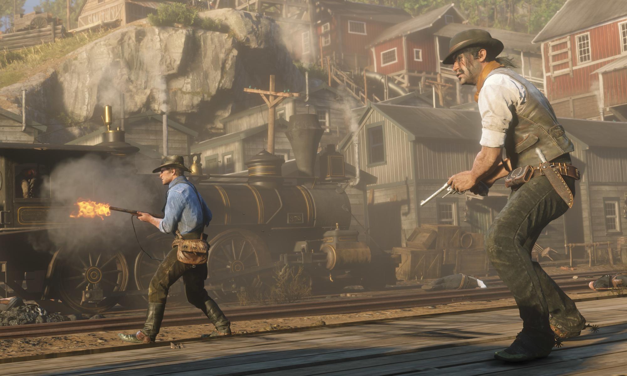Red Dead Redemption 2 ammuskelu
