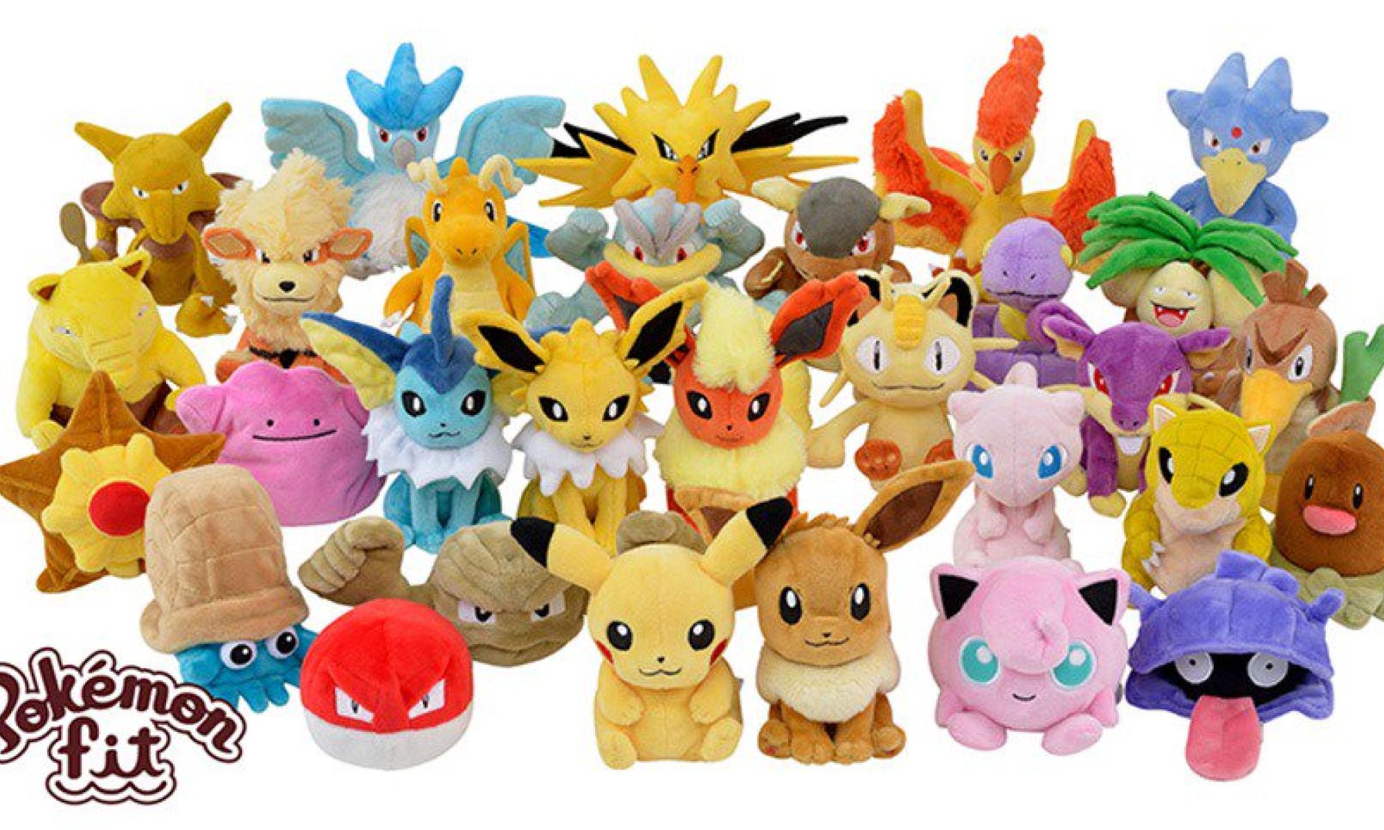 Pokémon Fit kesän pehmolelut