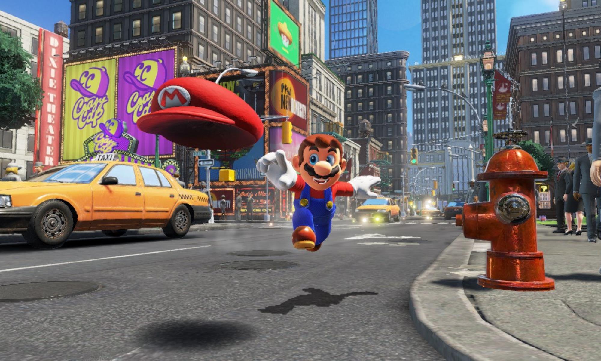 Super Mario Odyssey Switch hattu