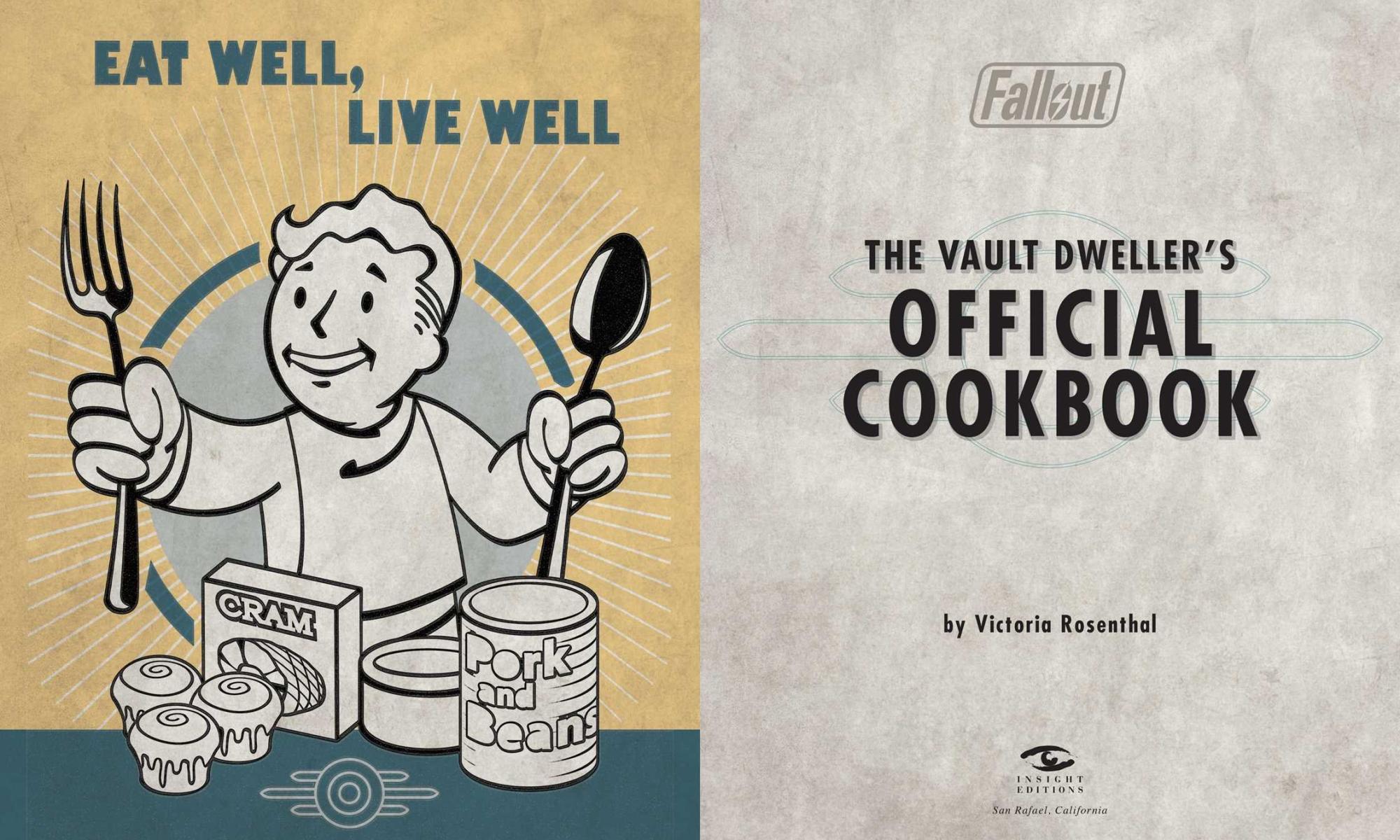 Fallout Vault Dweller's Cookbook keittokirja