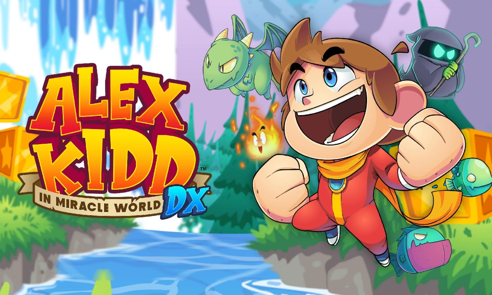 Alex Kidd in Miracle World DX logo