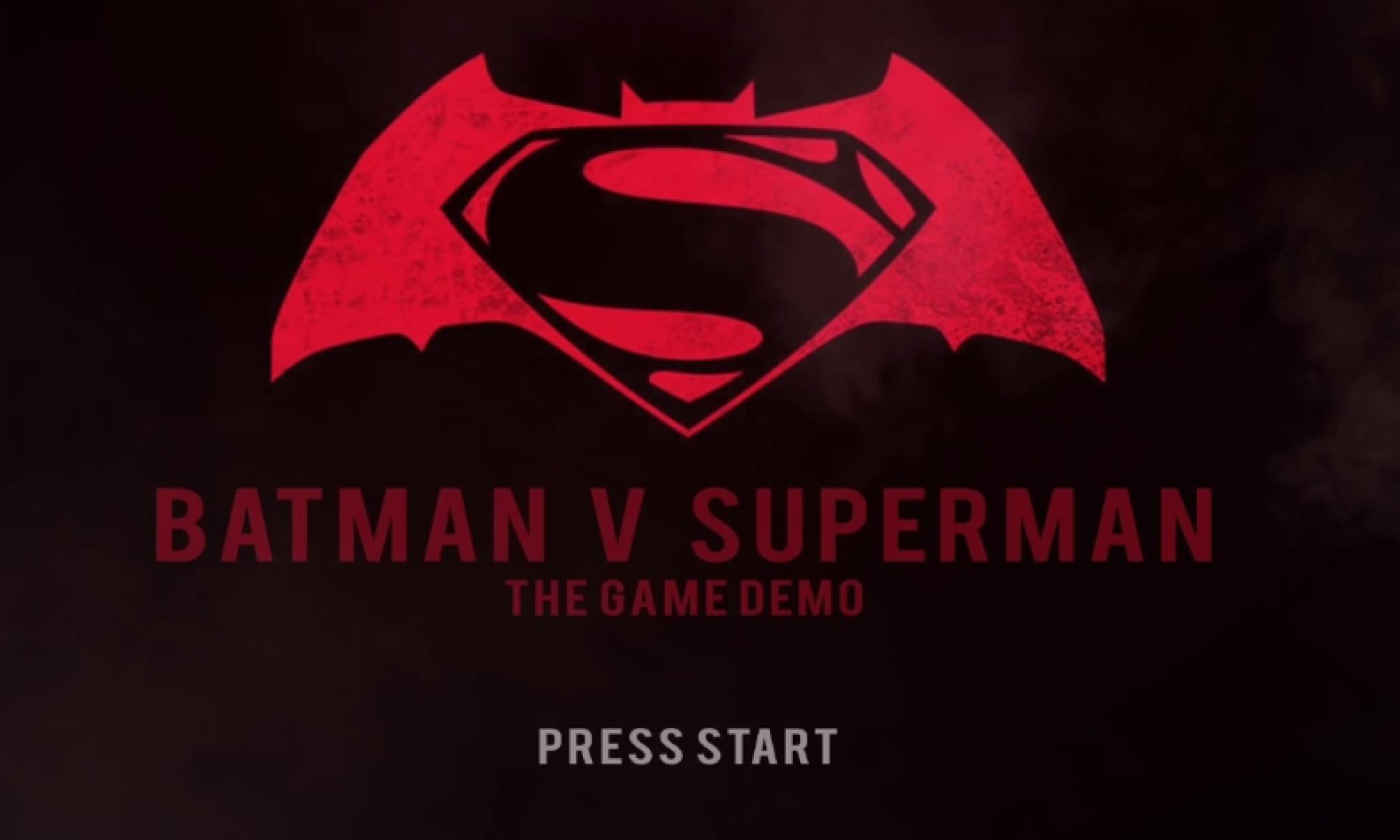 Batman v Superman Game Demo