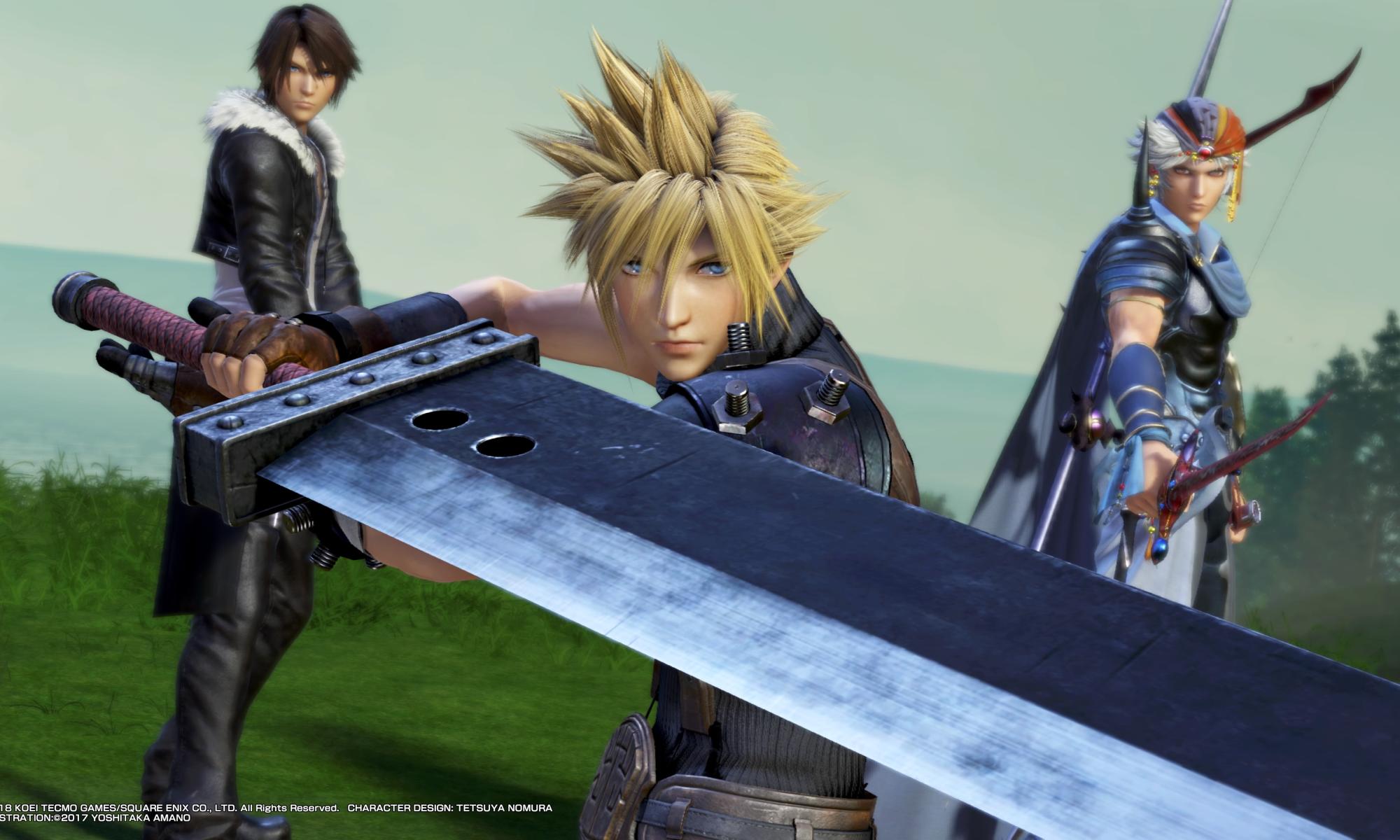 DISSIDIA FINAL FANTASY NT Cloud Squall taisteluhuutelut