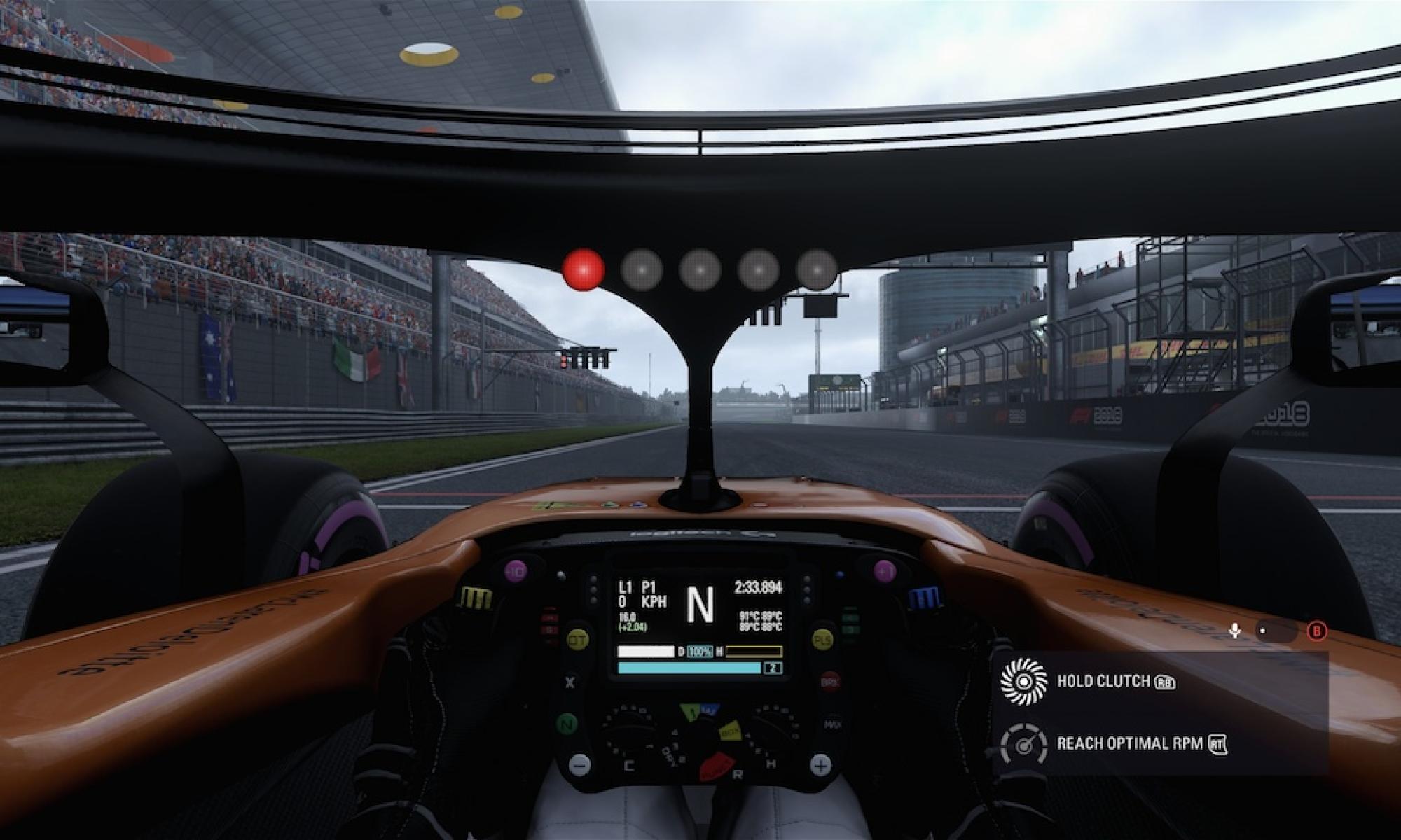 F1 2018: Startti