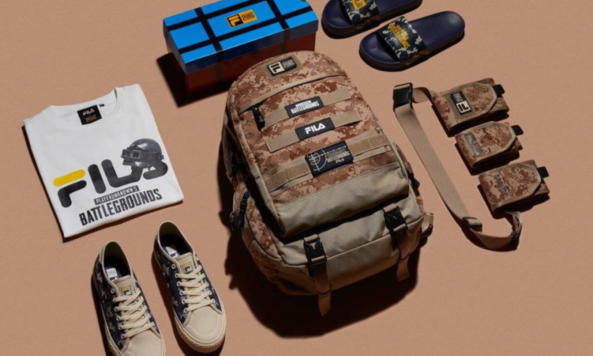 Fila PlayerUnknowns Battlegrounds vaatteet PUBG