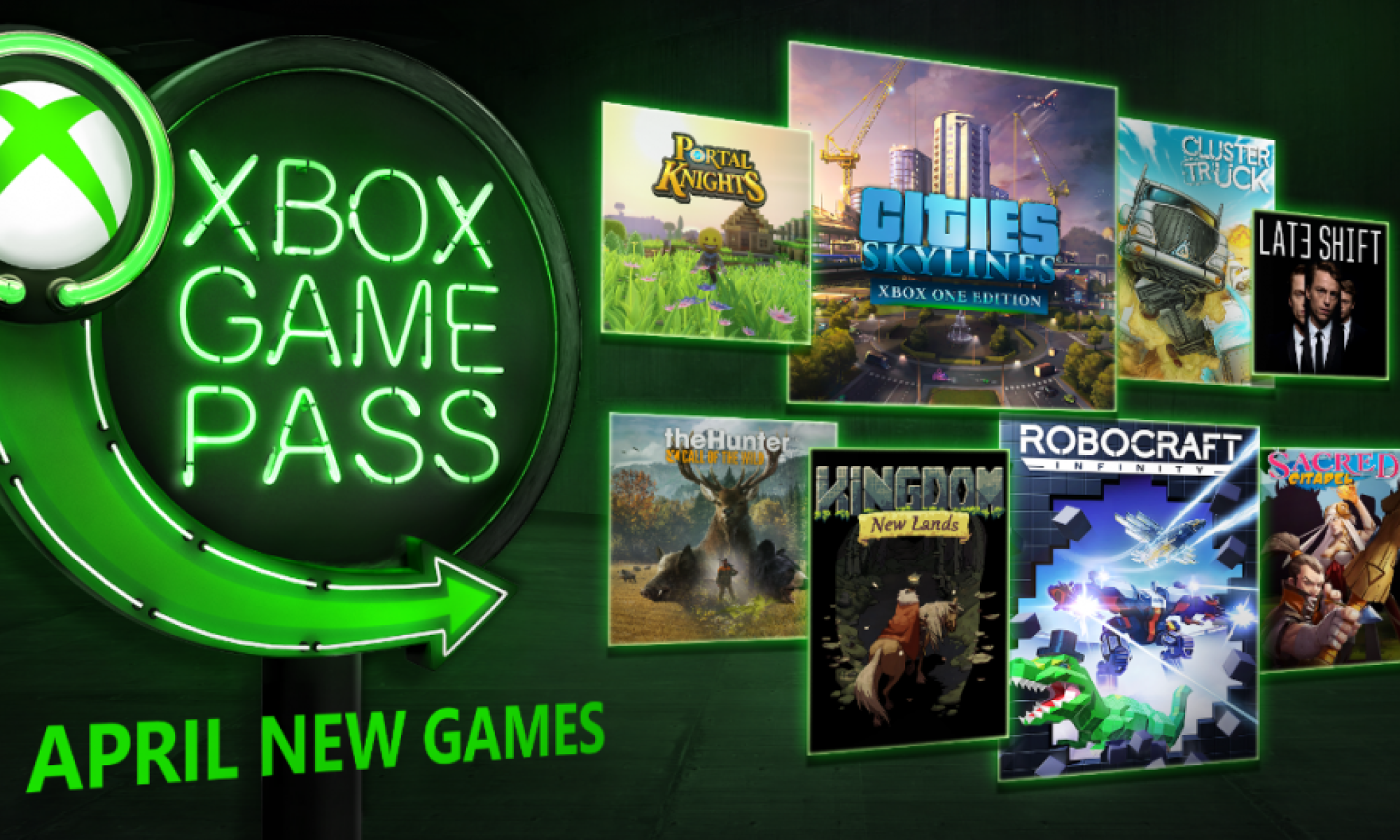 Game Pass huhtikuu