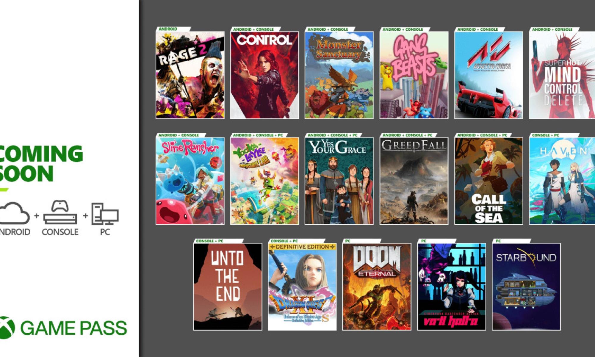 Game Pass joulukuu