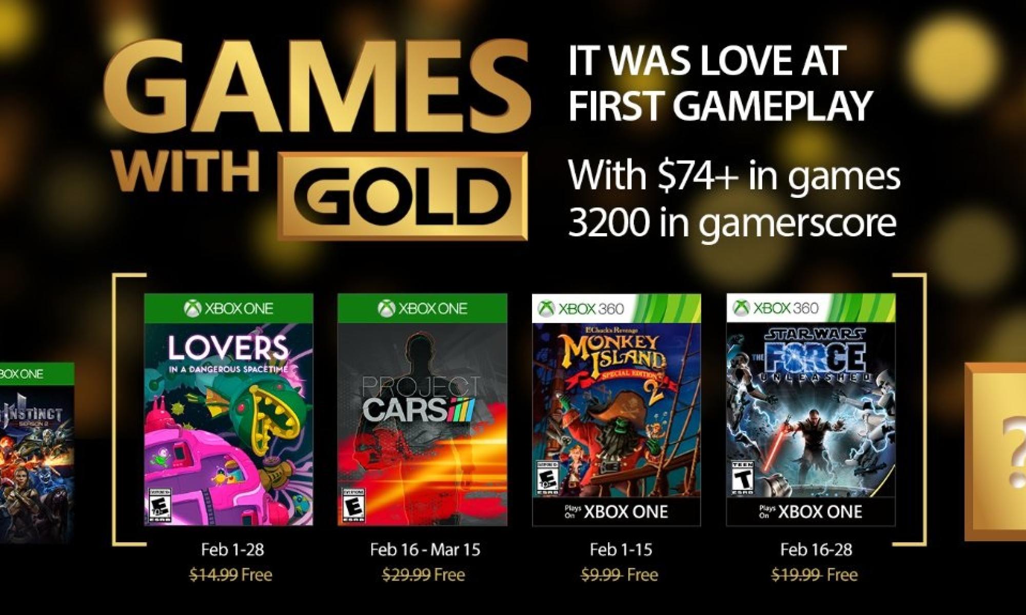 Games With Gold helmikuu