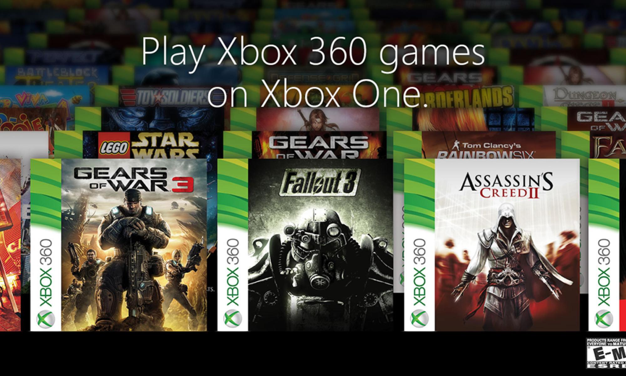 Xbox 360 games on Xbox One
