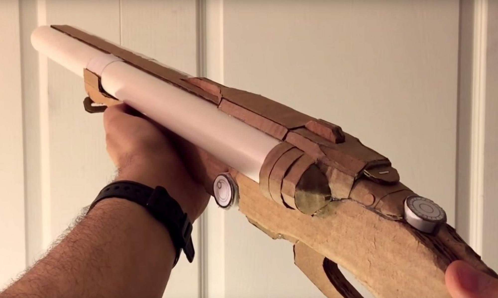 Nintendo Labo pilailua pahvinen pyssy haulikko ase