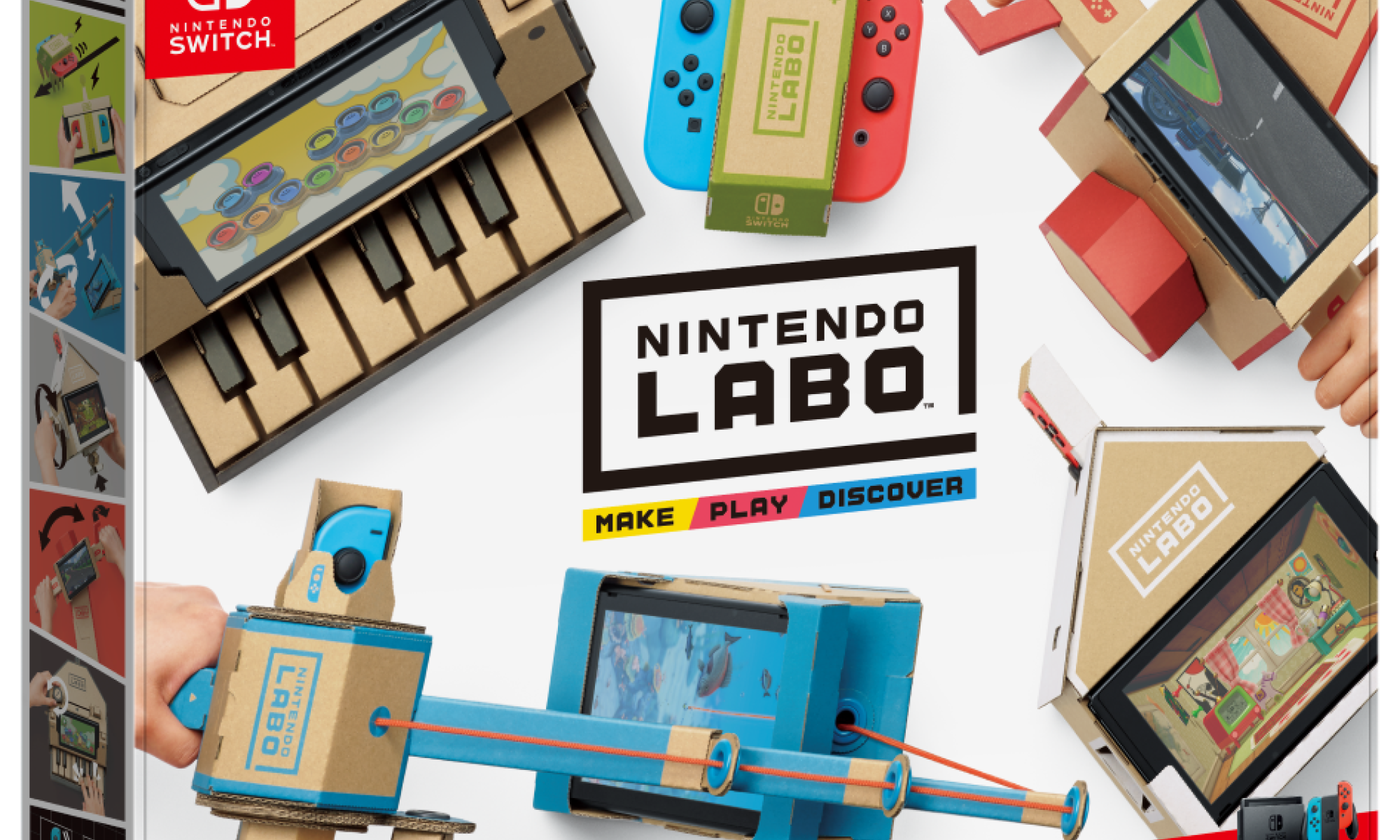 Nintendo Labo pahvia Switch ja leikkiä