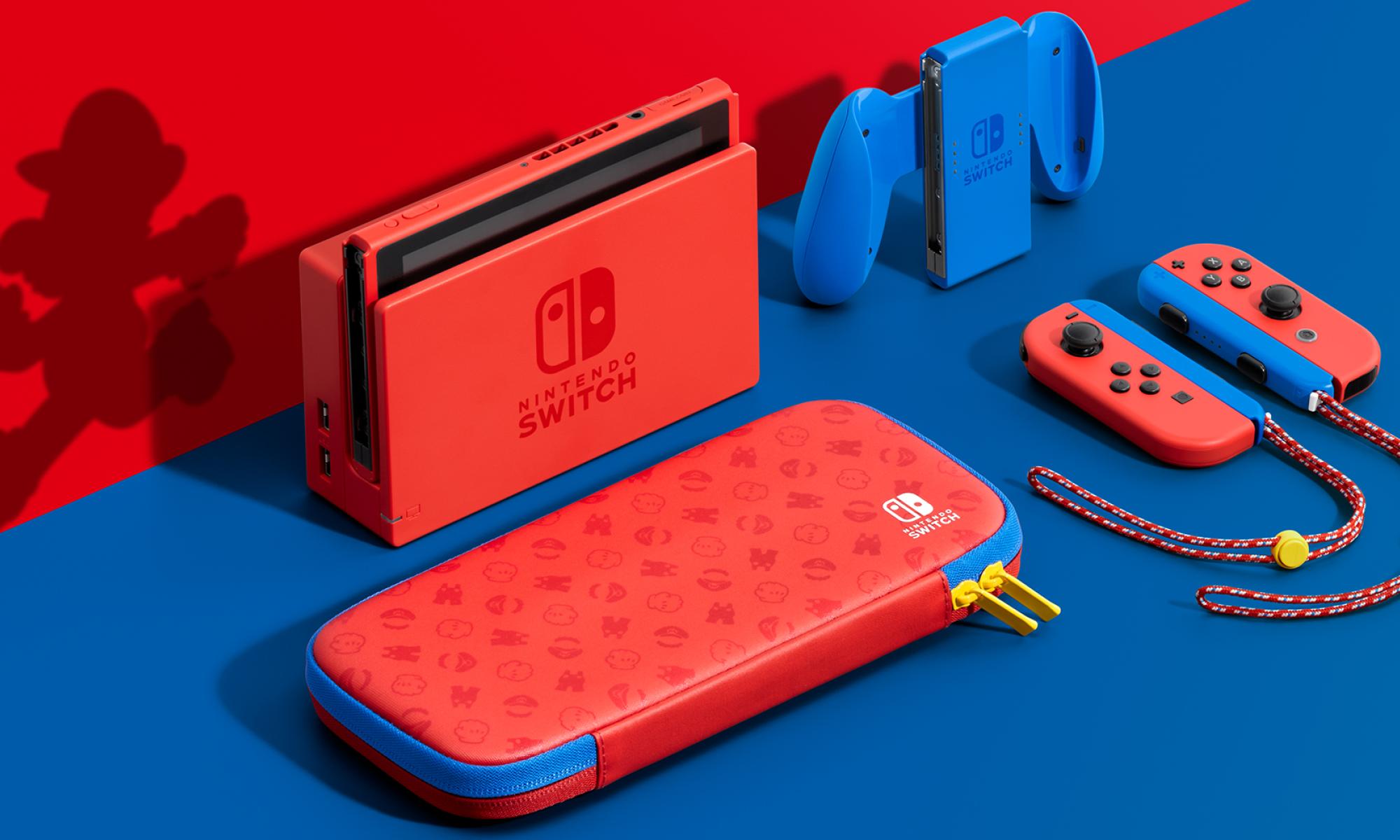 Nintendo Switch Mario Red & Blue Edition