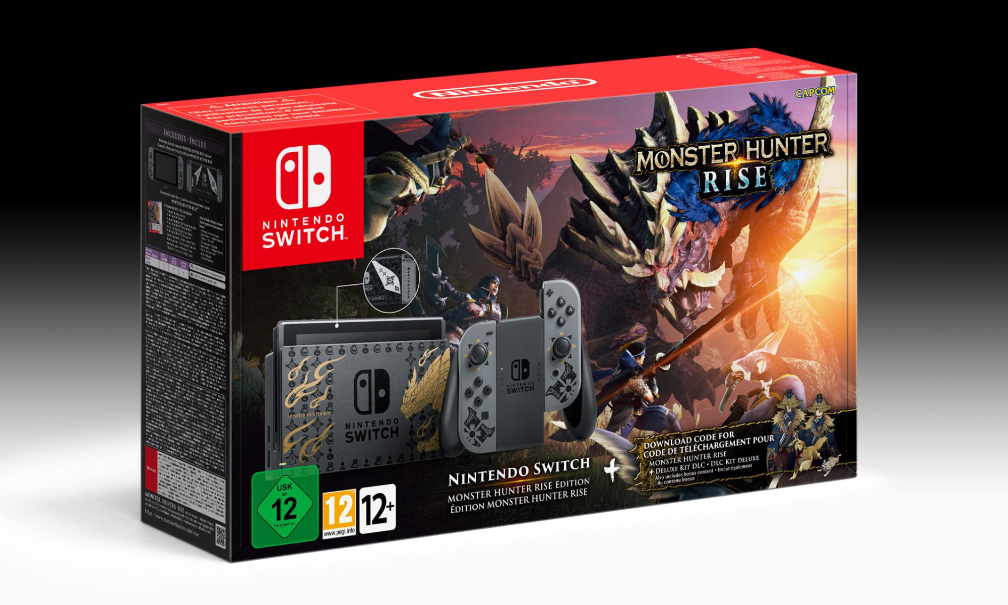 Nintendo Switch Monter Hunter Rise paketti bundle