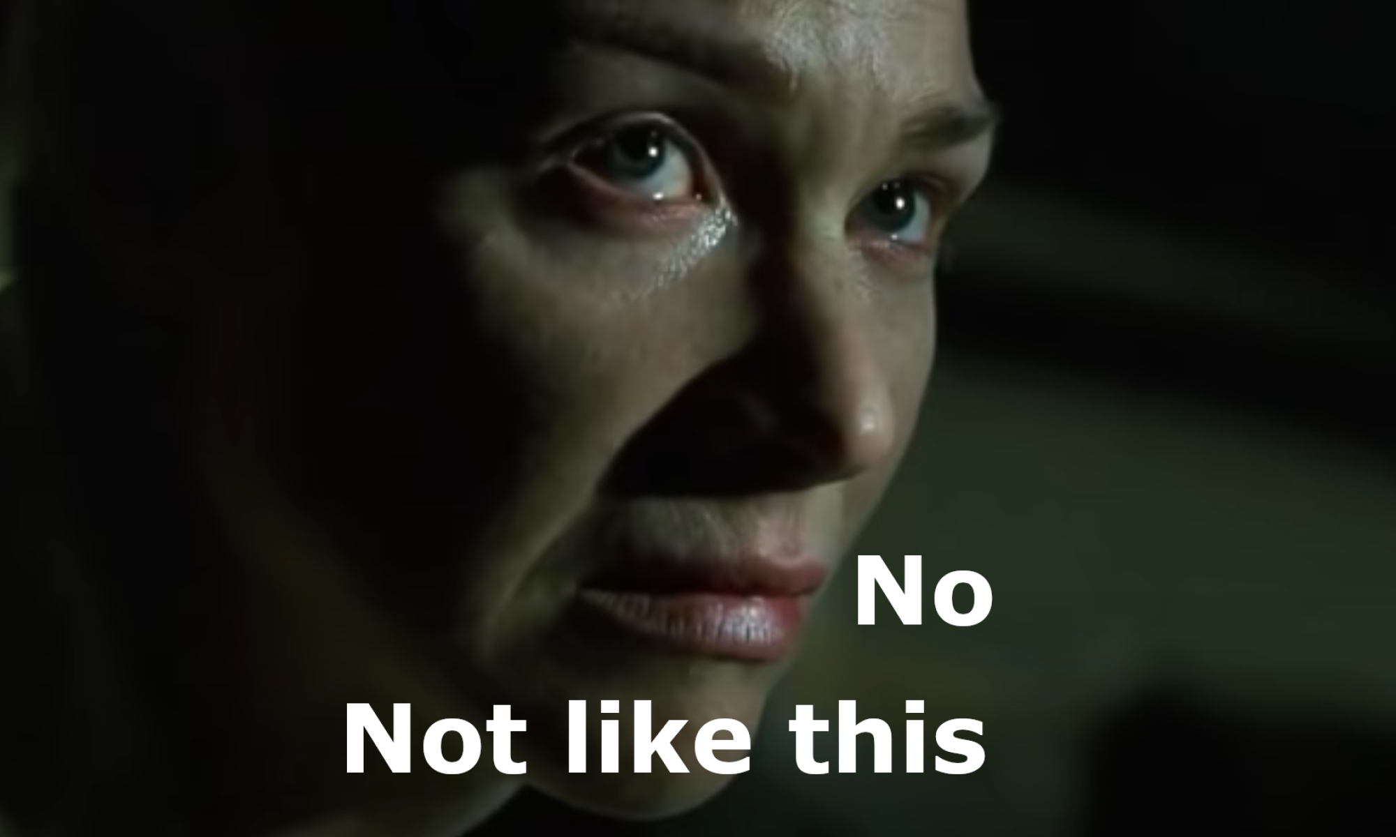 Matrix, not like this