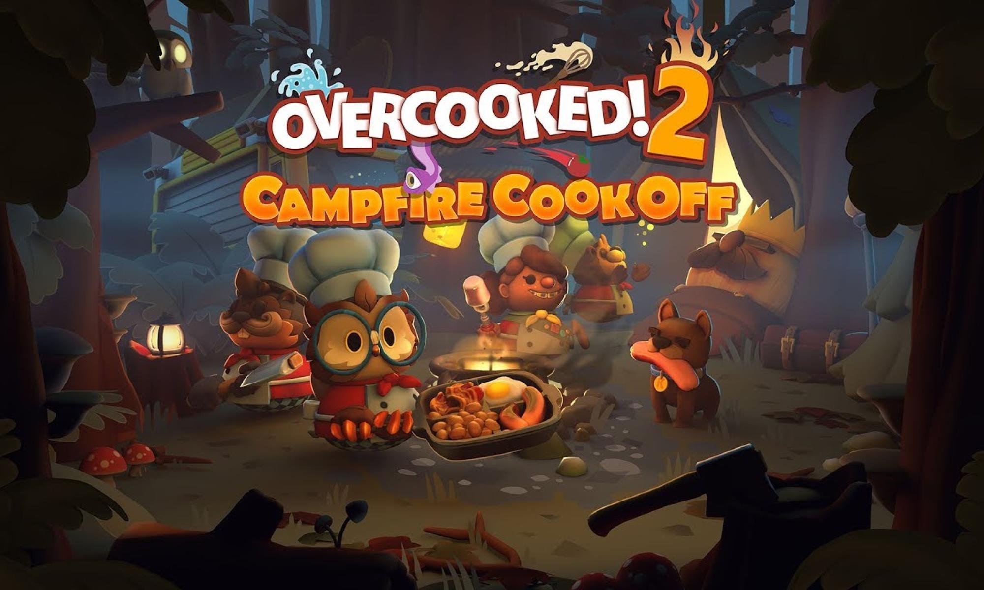 Overcooked 2 Campfire cook off dlc lisäsisältö