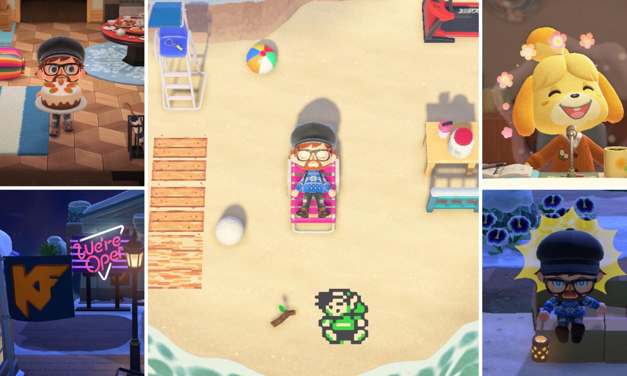 Paluu Animal Crossing New Horizons saarelle