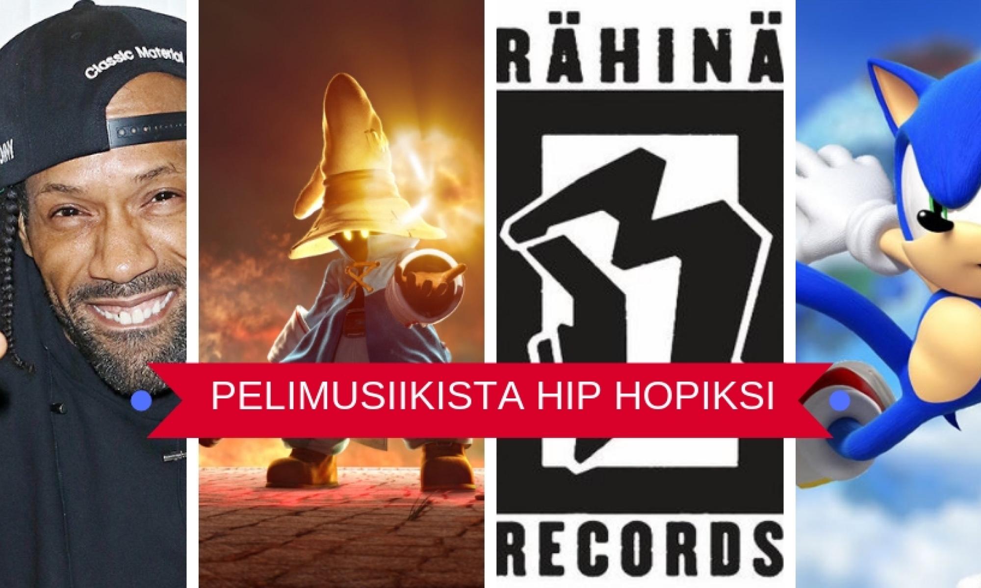 Pelimusiikista hip hopiksi banneri Redman Rähinä Sonic FFIX
