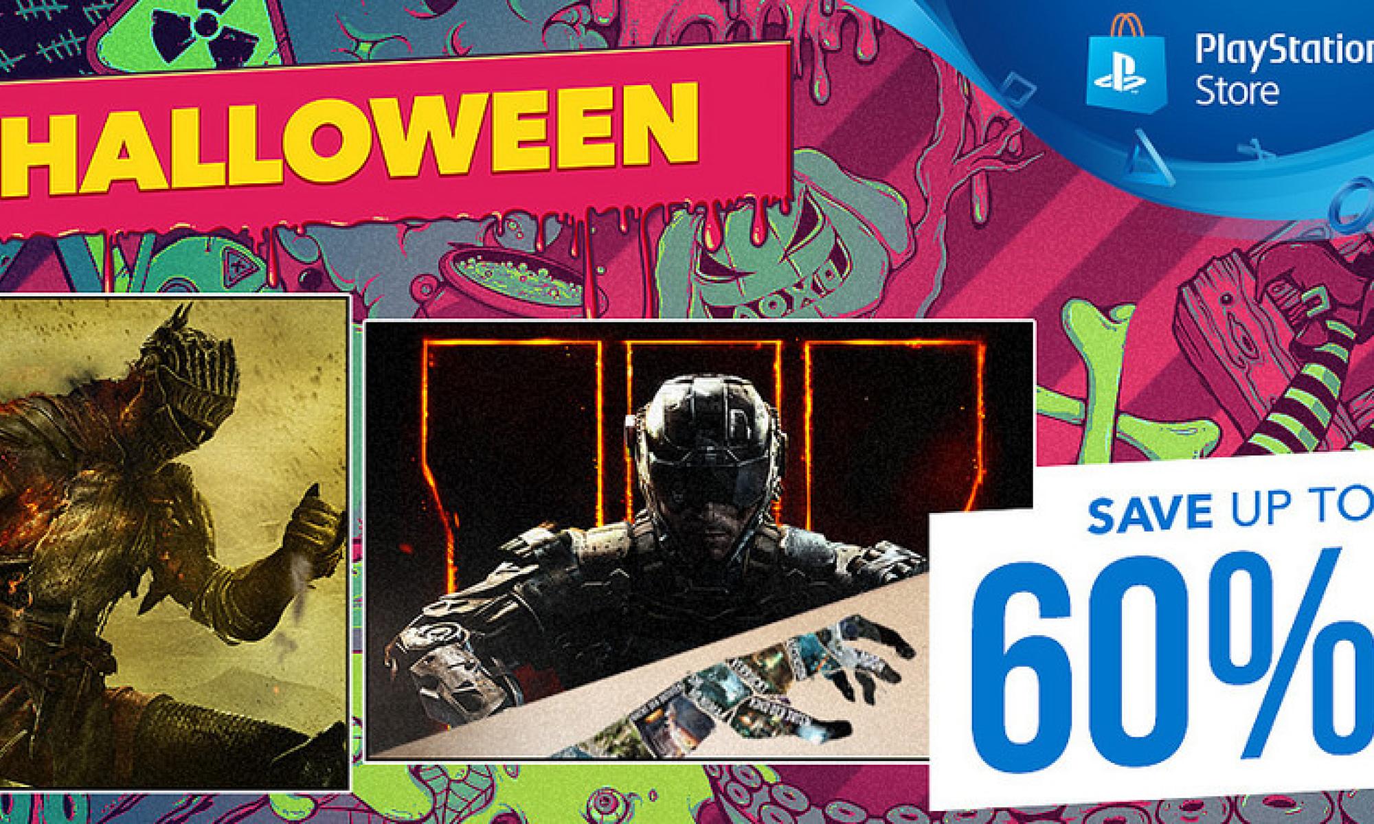 PlayStation Store halloween alennusmyynnit ale