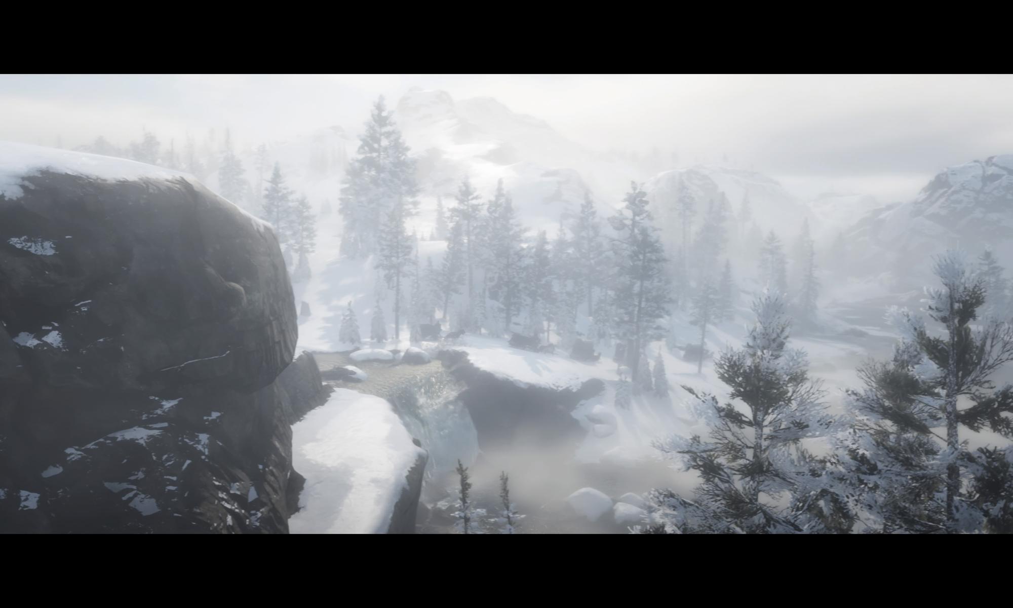 Red Dead Redemption 2 - Karavaani talvimaisemissa