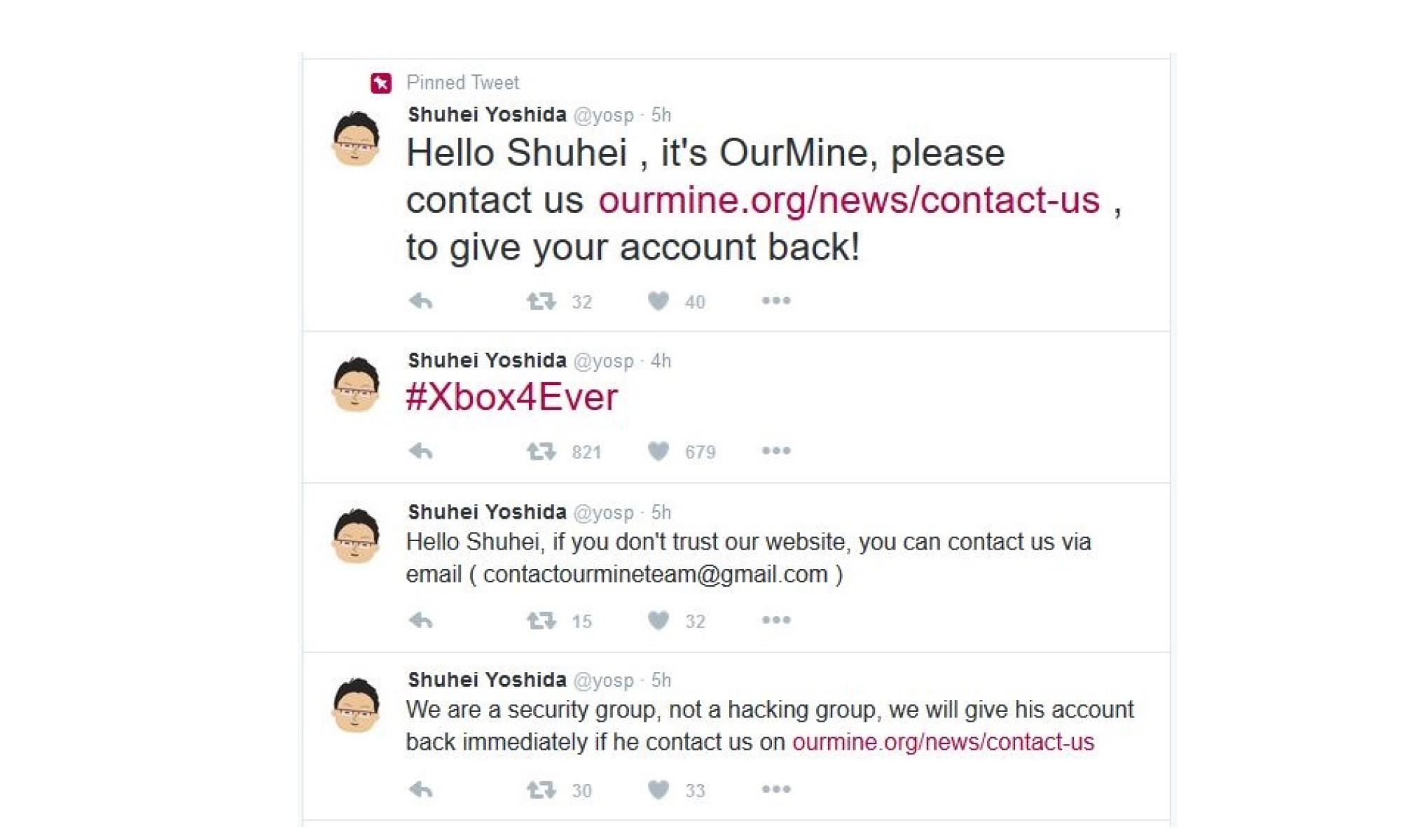 Shuhei Yoshida Twitter kaapattu 2