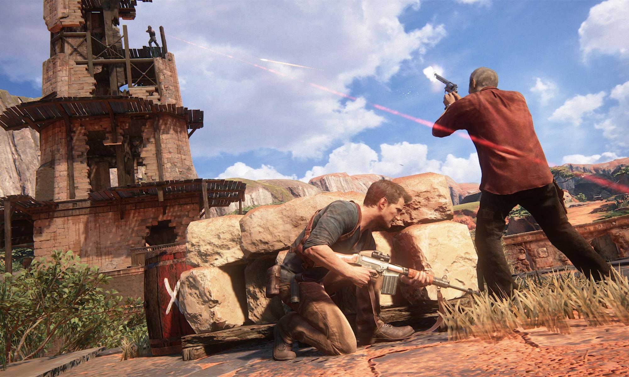 Uncharted 4 Drake Sully pampam