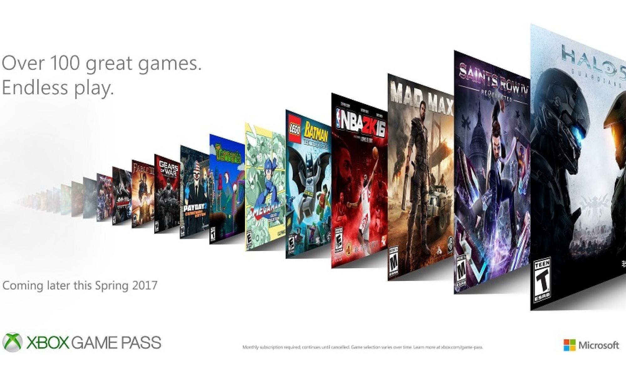 Xbox Game Pass mainos