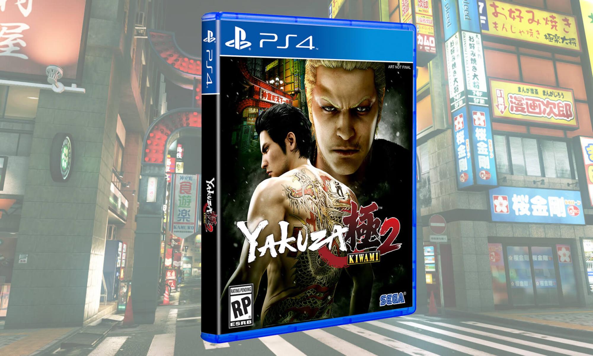 Yakuza Kiwami 2 väliaikainen kansi