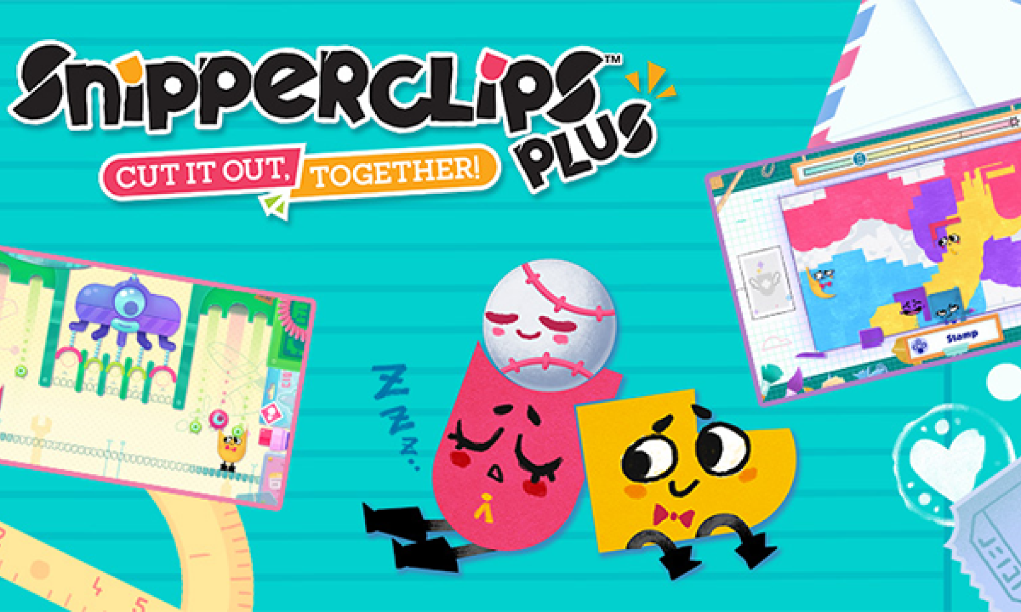 Snipperclips Plus: Cut it Out Together! kansikuva
