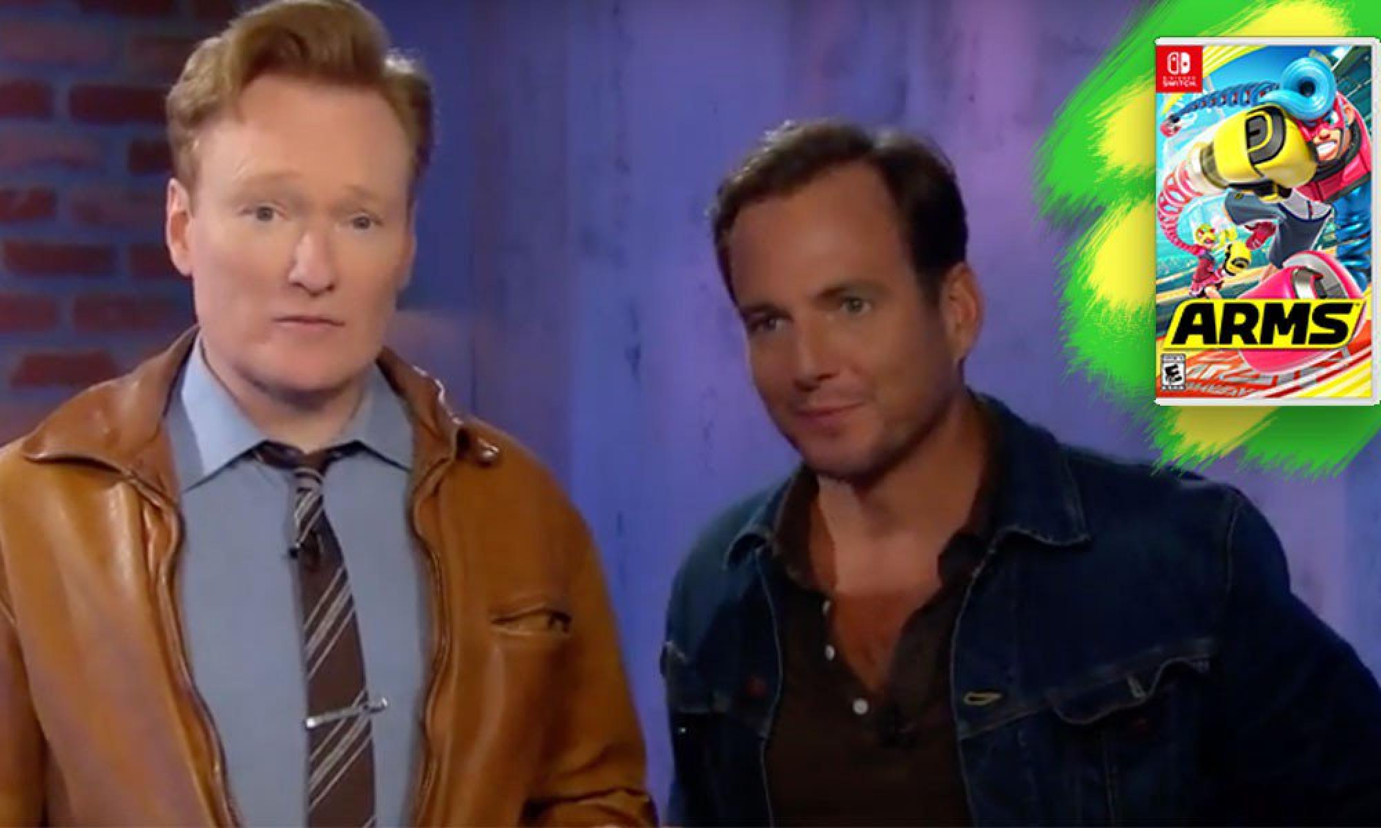 Conan O'Brien Will Arnett Arms Clueless Gamer