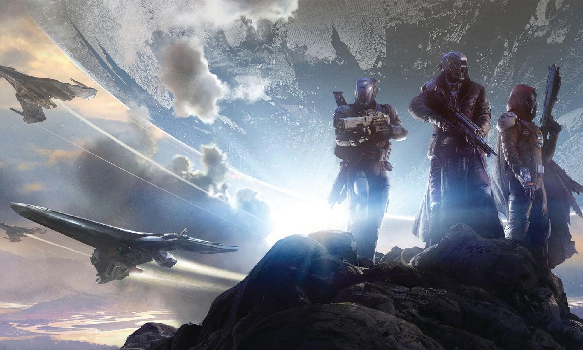 Destiny, kolme vartijaa ja Matkaaja