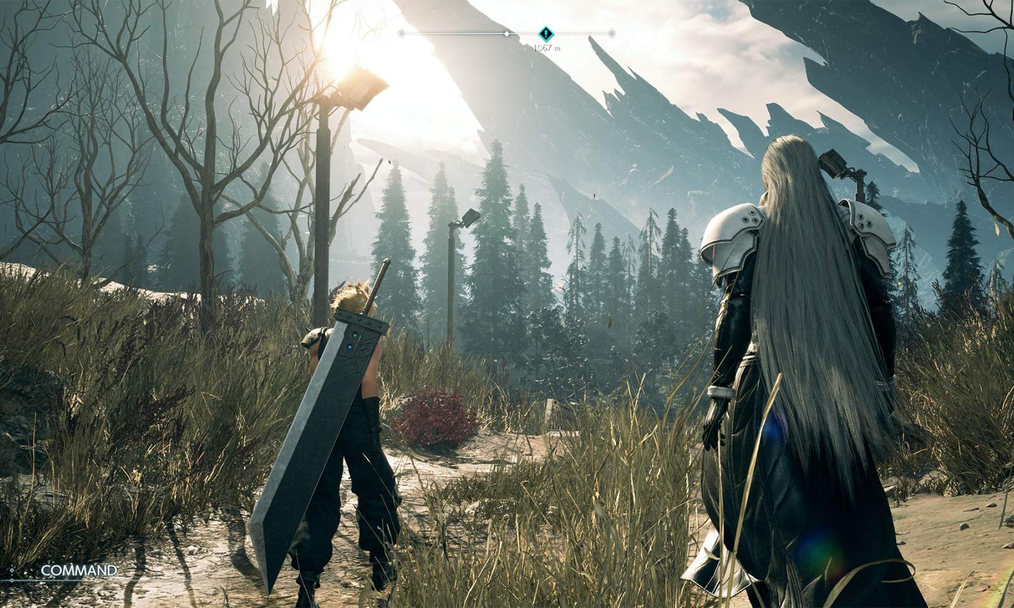 Final Fantasy VII: Rebirth: Sephiroth ja Cloud matkalla