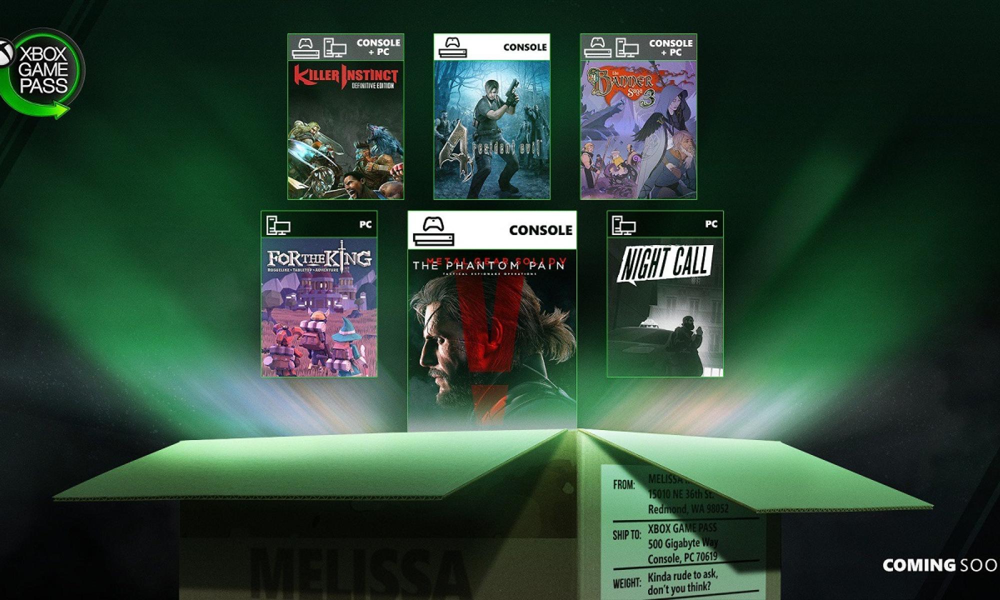 Xbox Game Pass: heinakuu 2019
