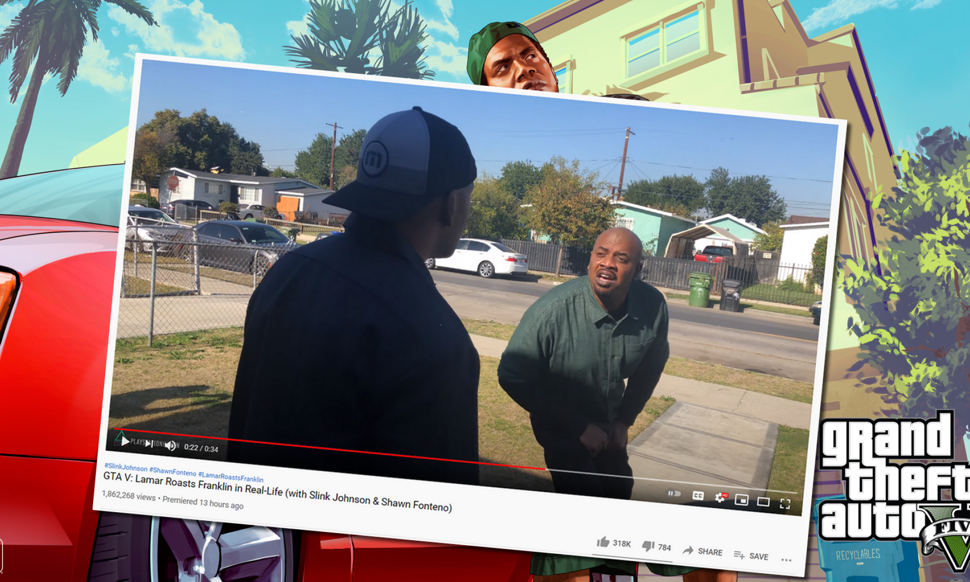 Grand Theft Auto V: meemi video 