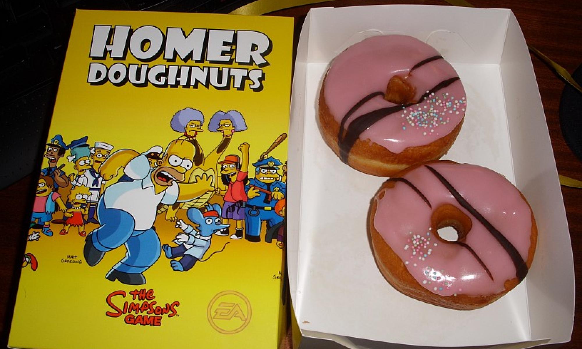 Simpsons-donitseja