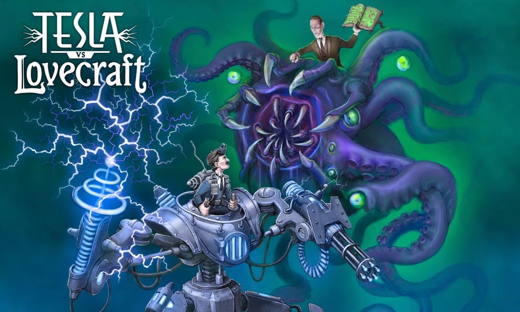 Tesla vs Lovecraft: Kansi