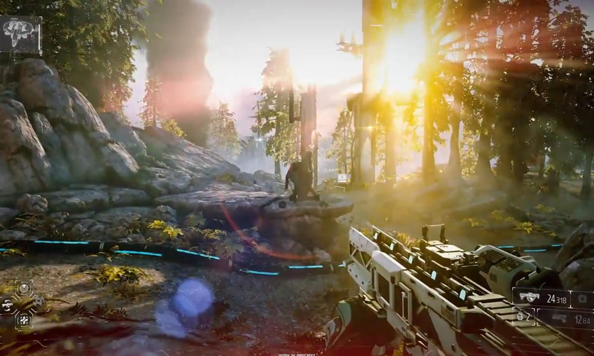 Killzone Shadow Fall metsäkohtaus